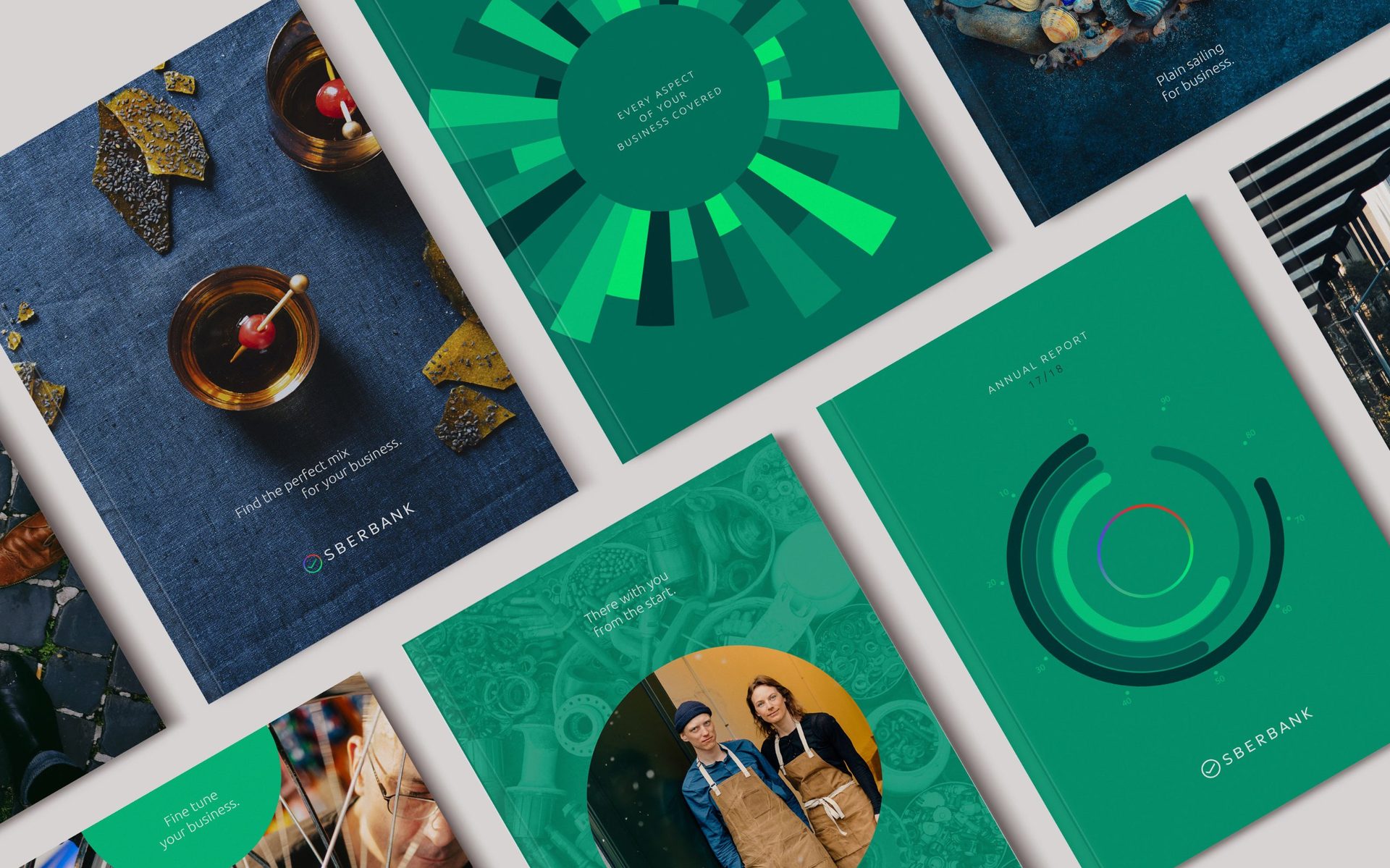 Green business brochures and annual report