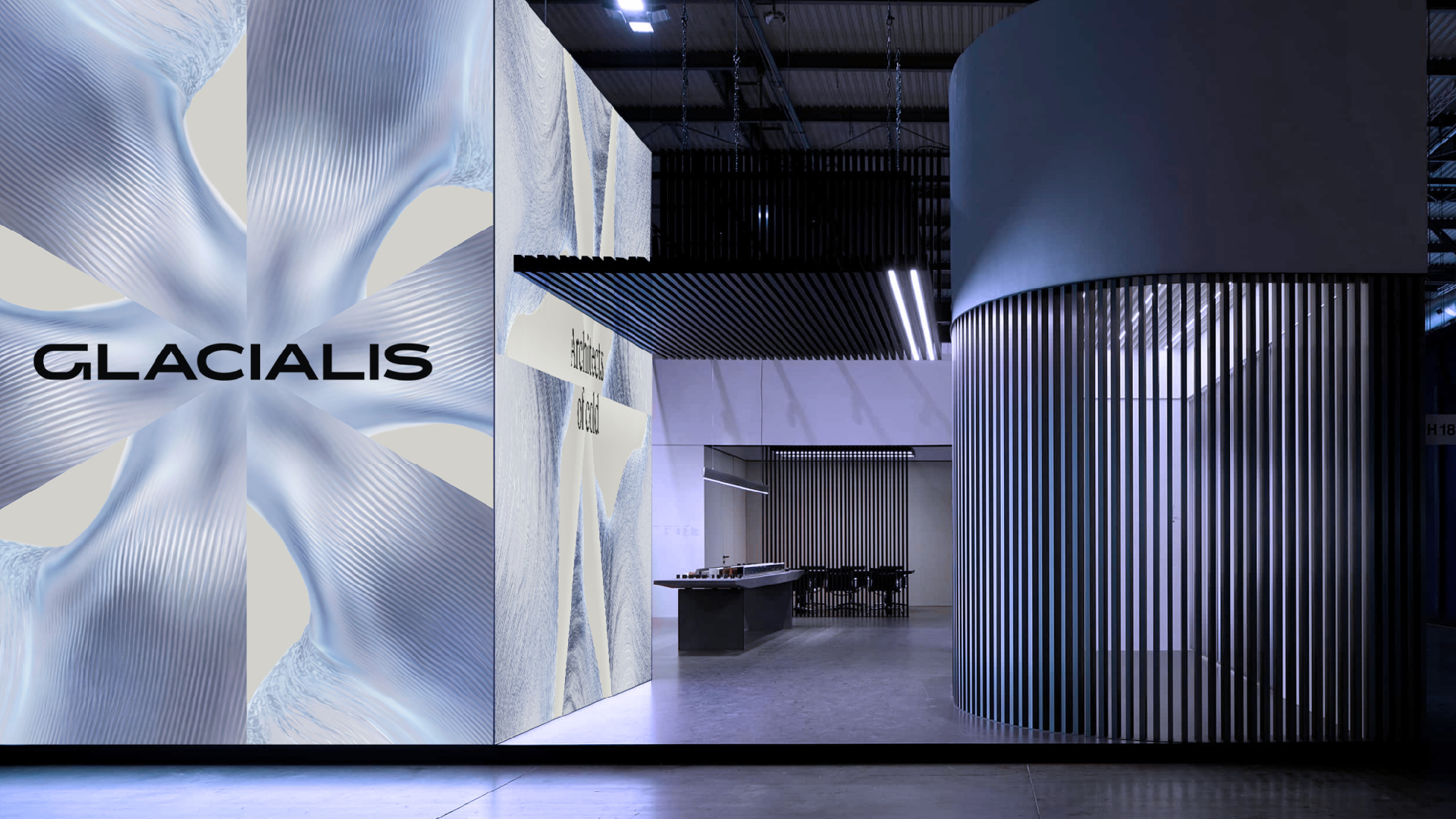 Glacialis trade fair stand