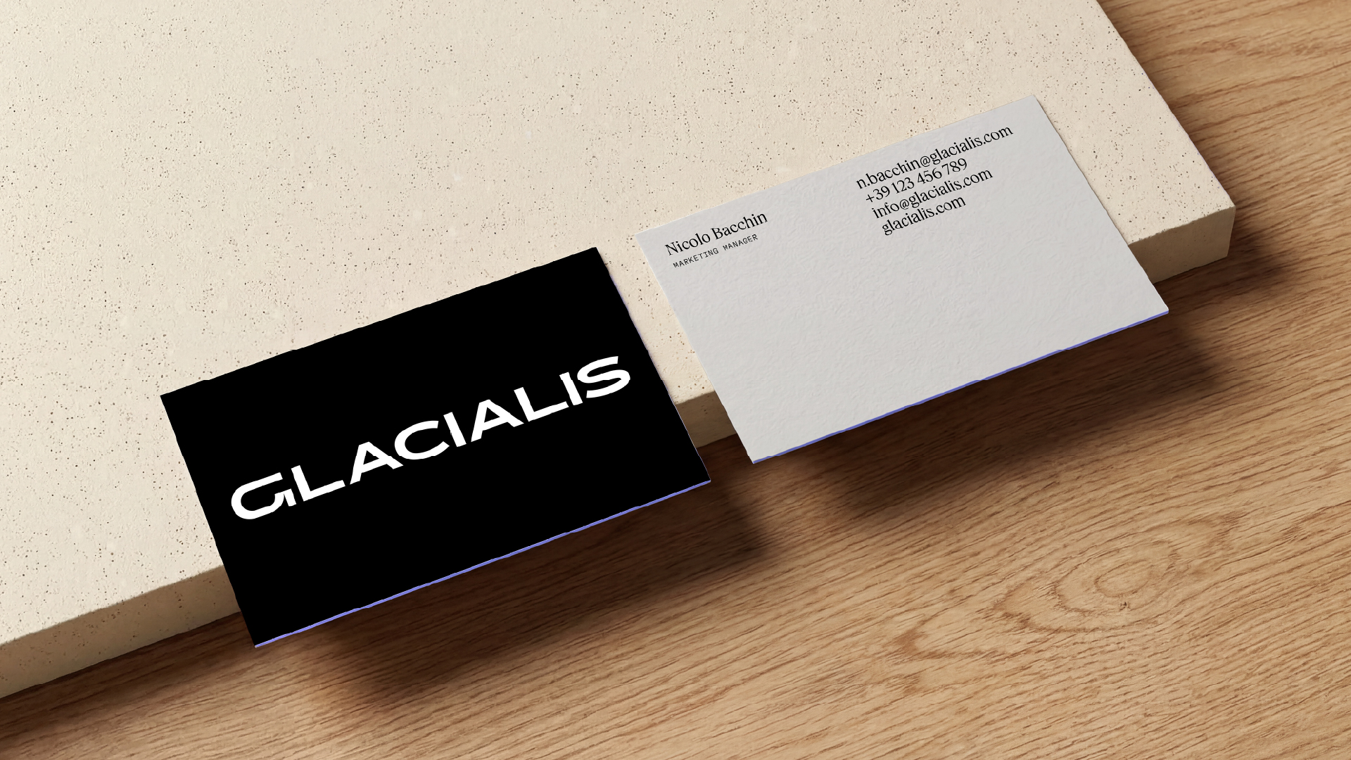 Glacialis business cards